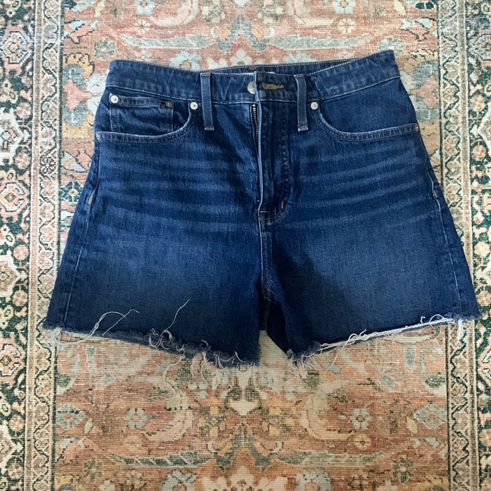 Madewell high rise curvy shorts
